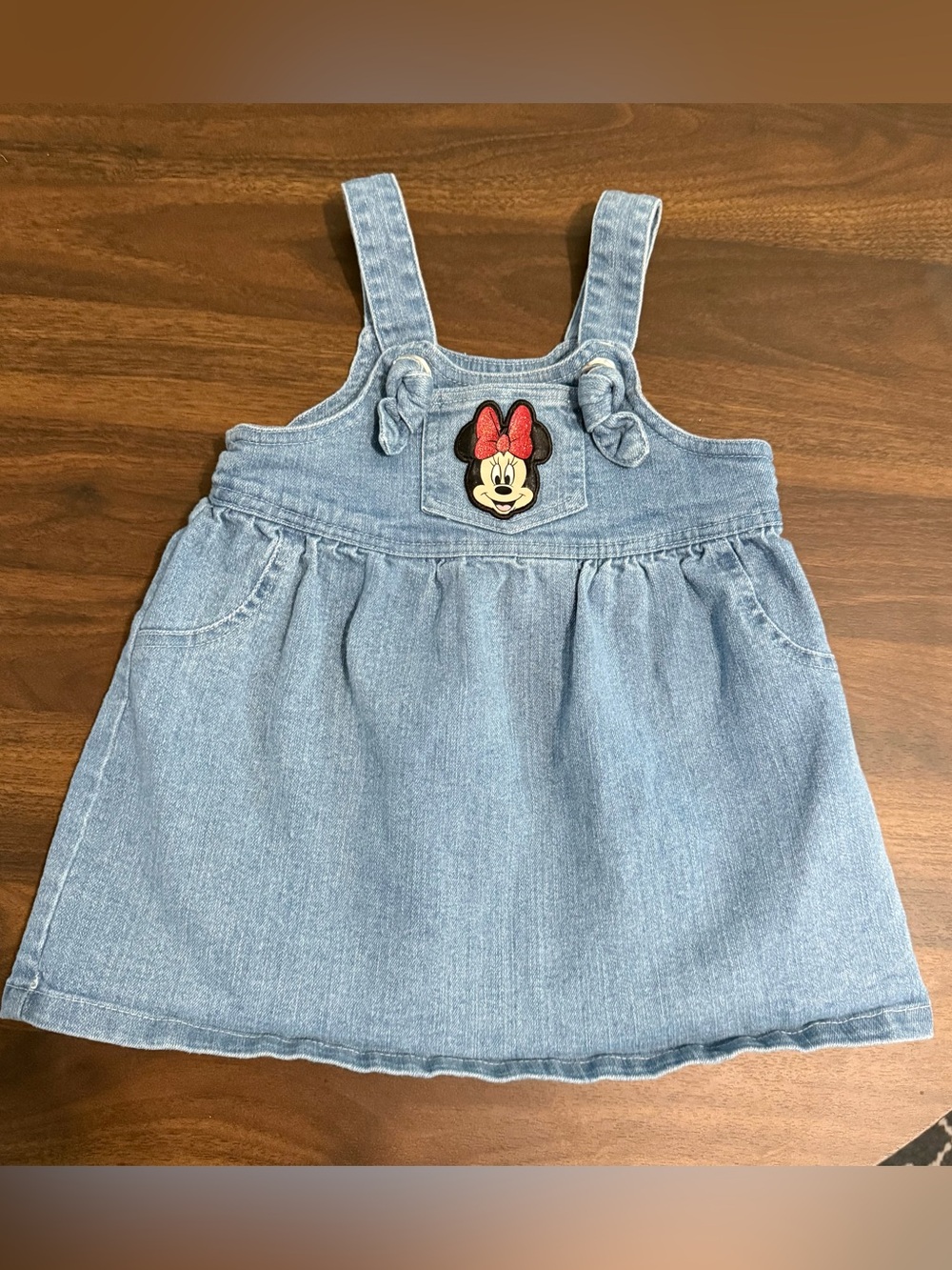 Baby girl Disney Minnie Mouse overall dress